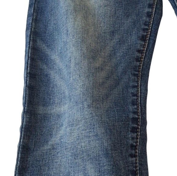 Men's Aeropostale Super Skinny Dark Denim Faded Wash Distressed Size 30 👖🔥 - Picture 4 of 11